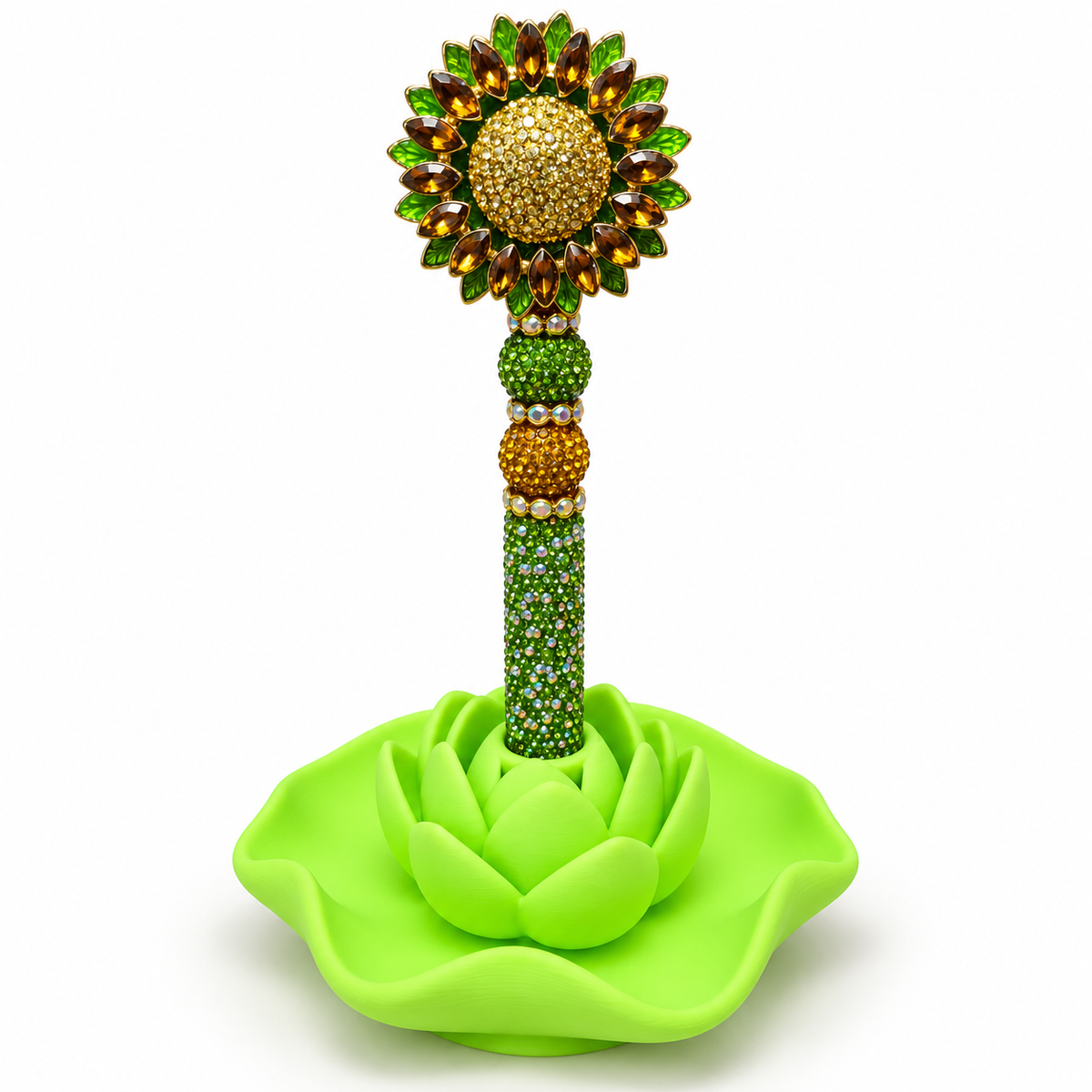 Lotus Penhouder – 3D Geprint – Decoratieve Bloemhouder voor 1 Pen