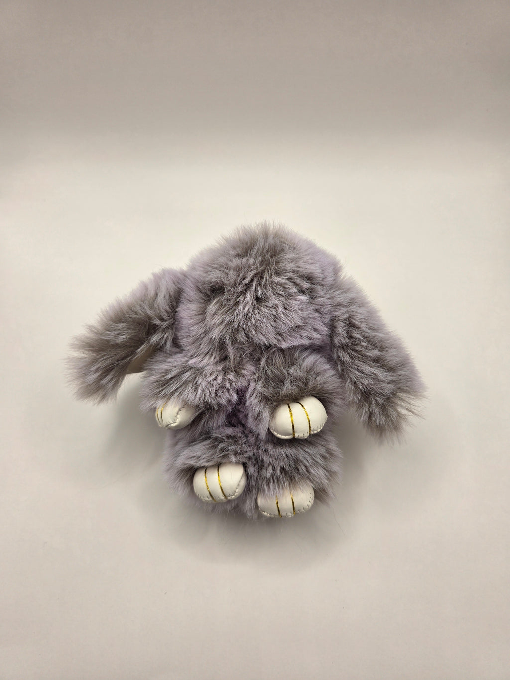 Grijze Bunny Bag Charm – Tassenhanger met Muziek Charms