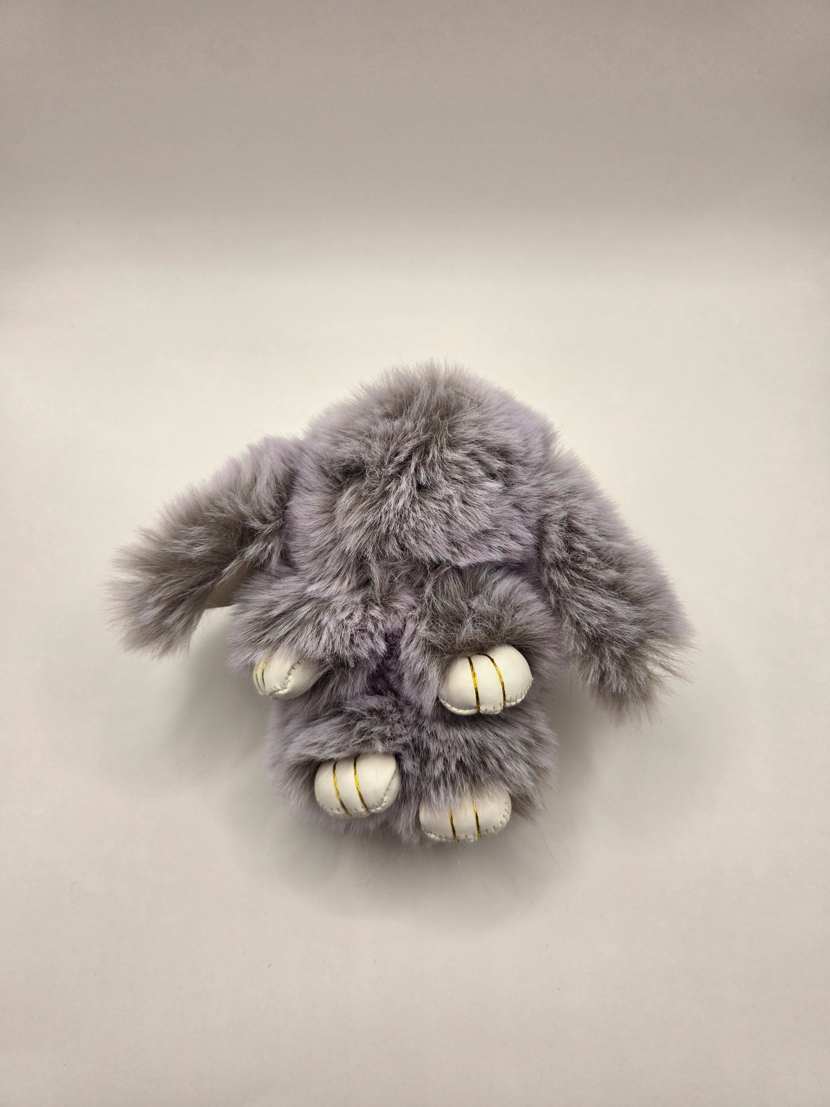 Grijze Bunny Bag Charm – Tassenhanger met Muziek Charms