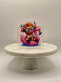 Acryl Penholder – Highland Cow