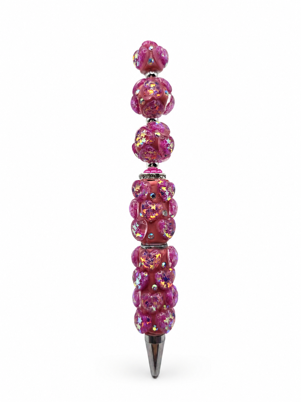 Pink Star Sparkle Pen – Roze met Sterretjes & Strass