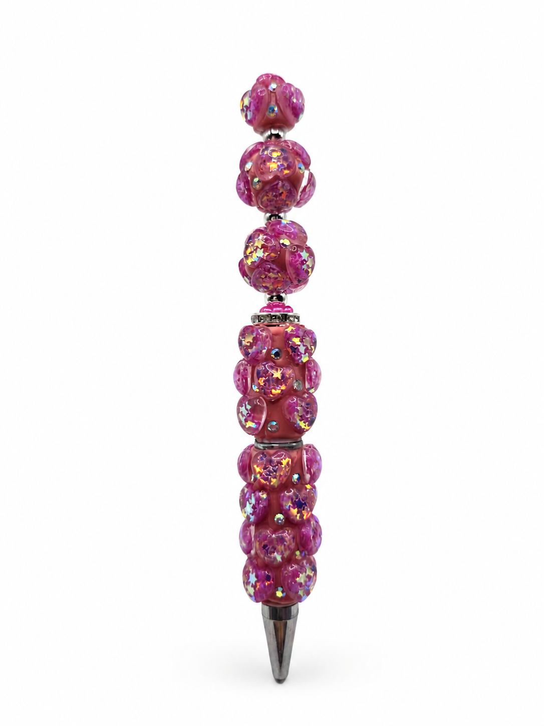 Pink Star Sparkle Pen – Roze met Sterretjes & Strass