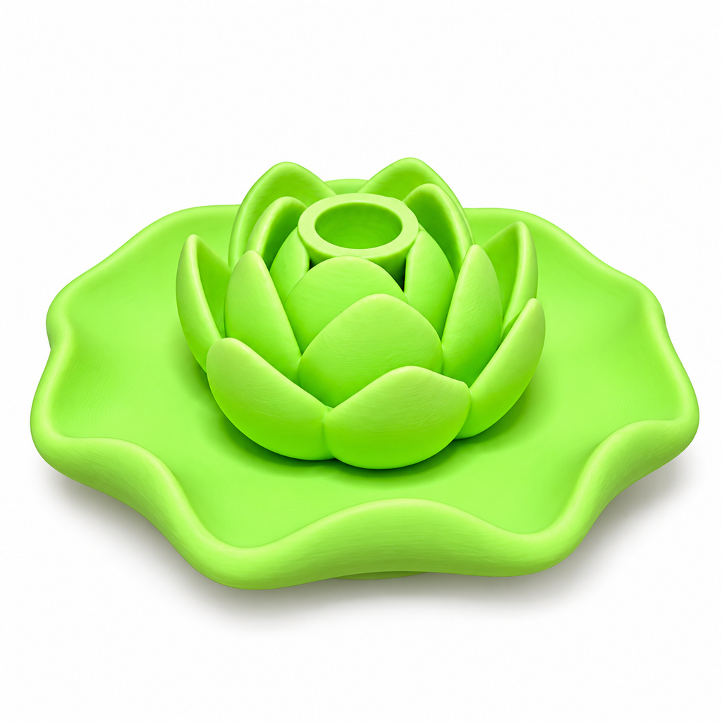 Lotus Penhouder – 3D Geprint – Decoratieve Bloemhouder voor 1 Pen