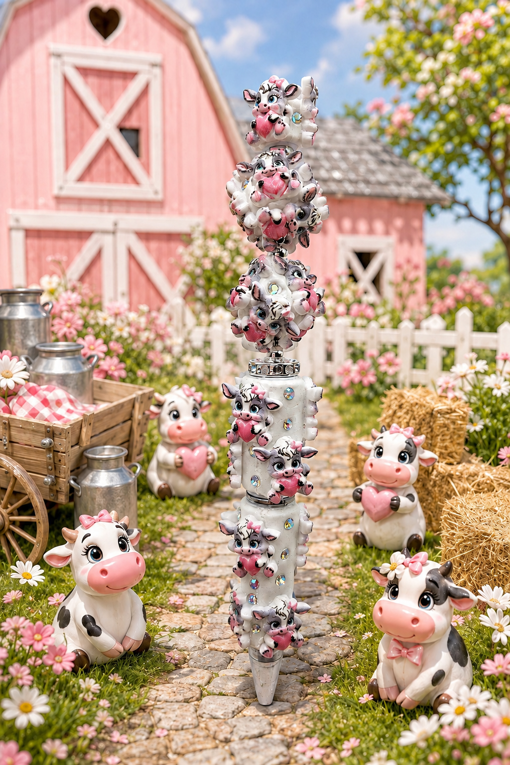 Highland Cow Figuurpen – Pink Farm Love