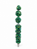 Emerald Sparkle Pen – Smaragdgroen met Glanzende Details