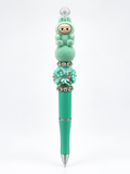 Mint Labubu Flower – Topper Pen