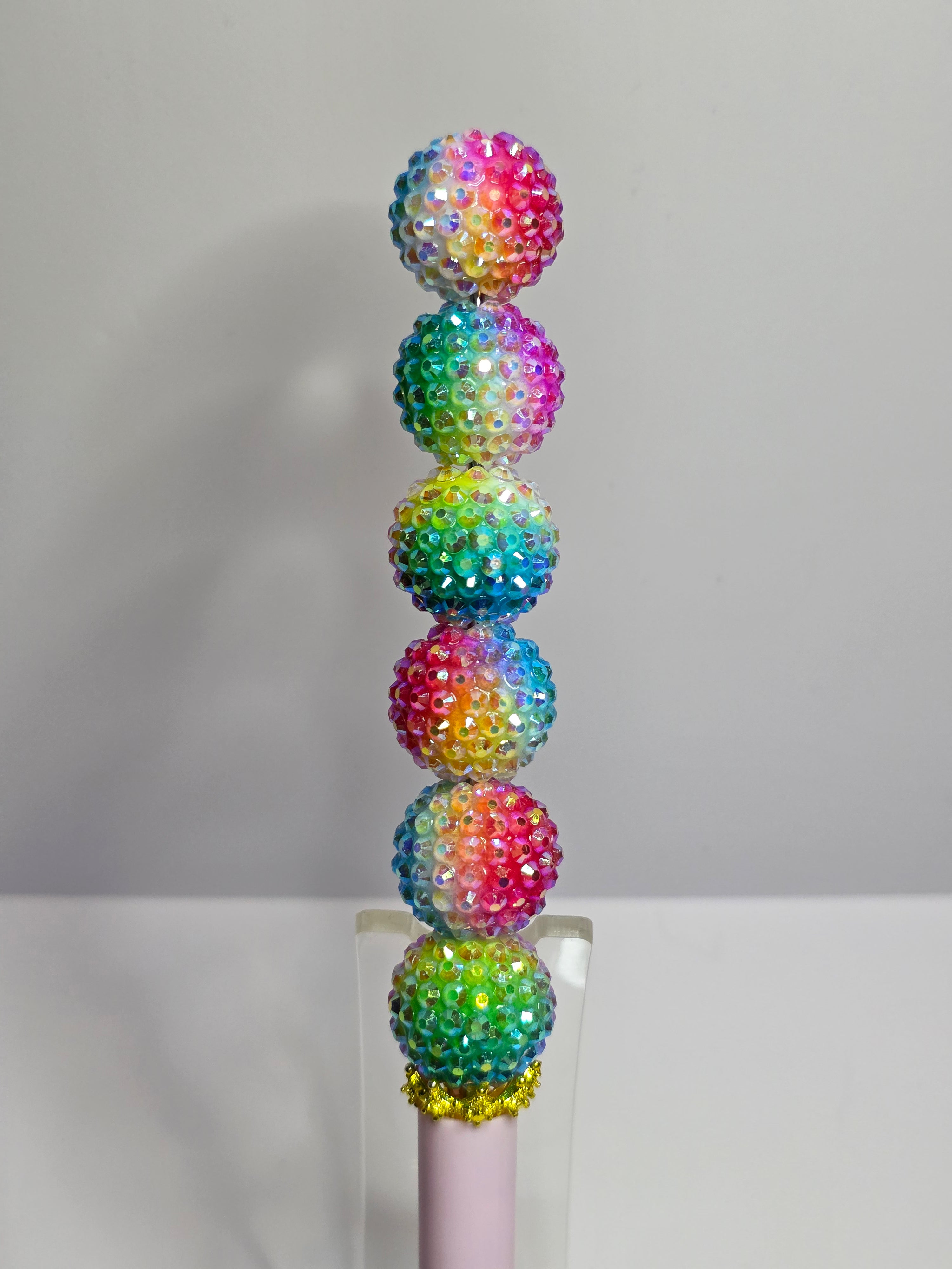 Rhinestone Kralen Regenboog – 18 mm