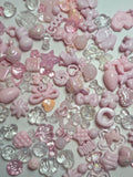 Roze kralenmix (25 stuks)