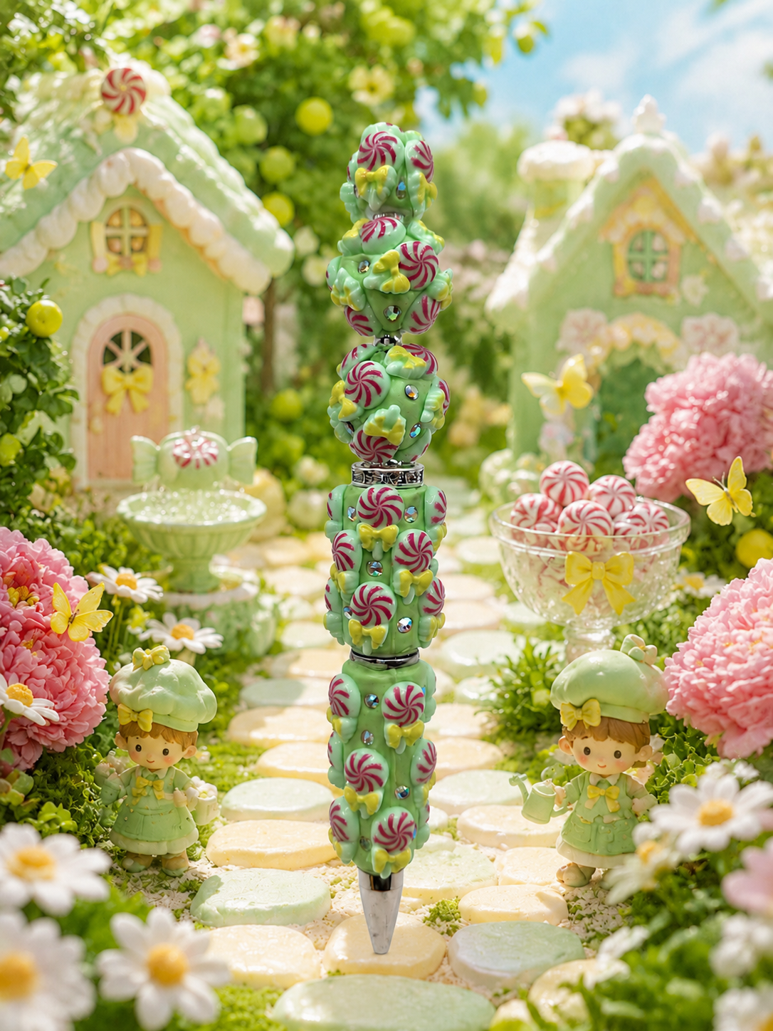 💚 Candy Pen – Sweet Apple Swirl