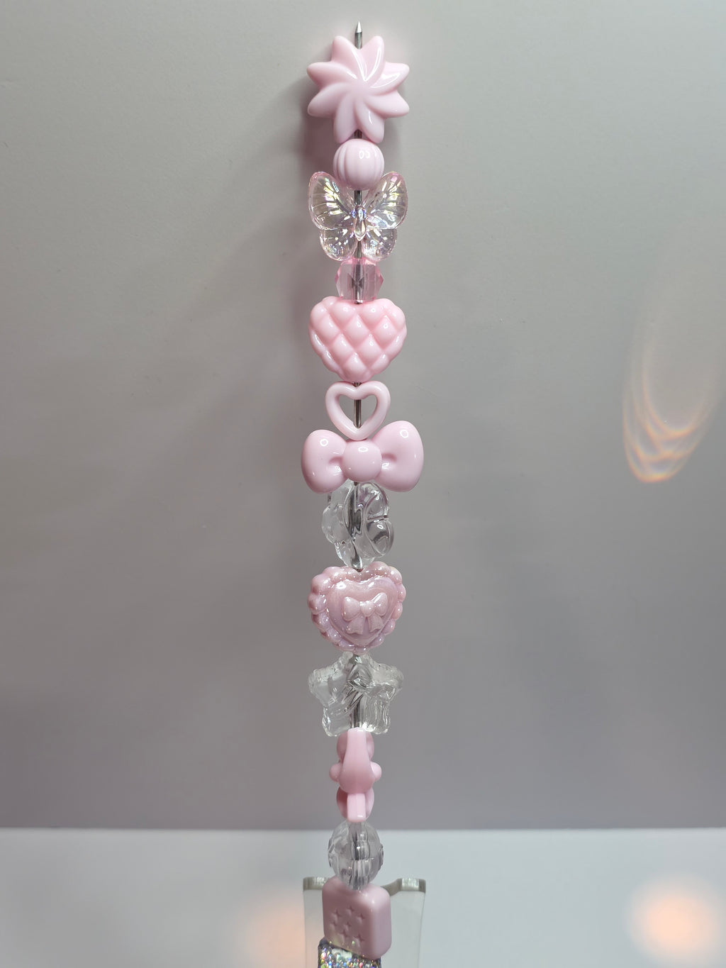 Roze kralenmix (25 stuks)