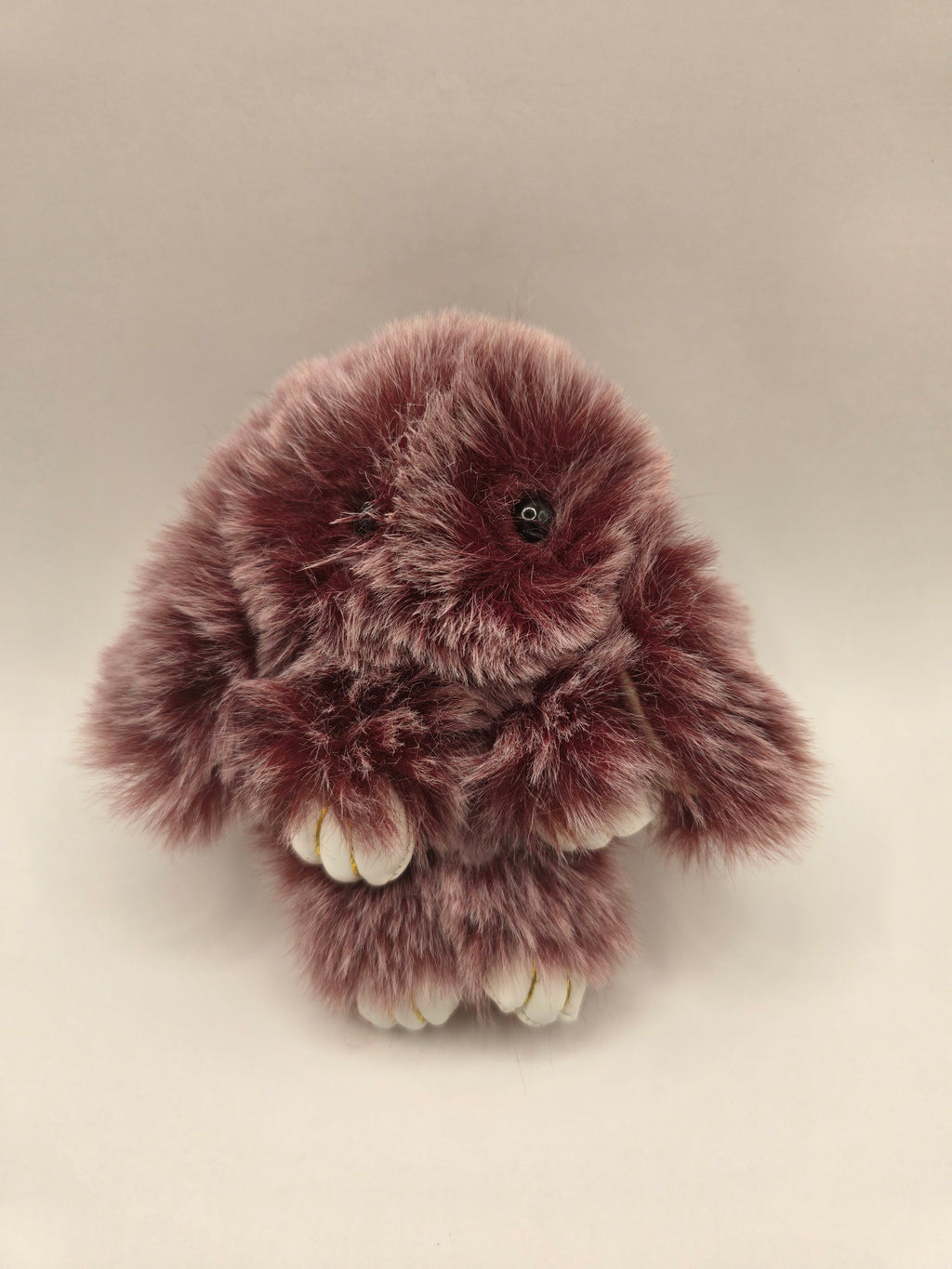 Bordeaux Bunny Bag Charm – Tassenhanger met Hartje & Brilletje
