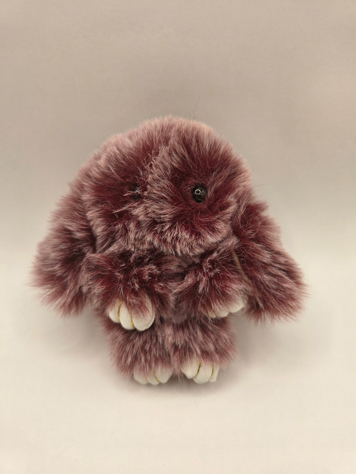 Bordeaux Bunny Bag Charm – Tassenhanger met Hartje & Brilletje