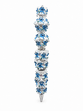 Luxe Smurfen Figuurpen – Handversierd met Mini Figuren, Strass & 3D Details